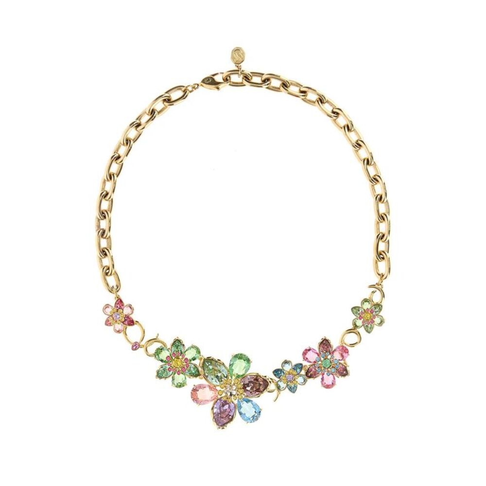 Swarovski Women Gold Metal Idyllia Necklace
